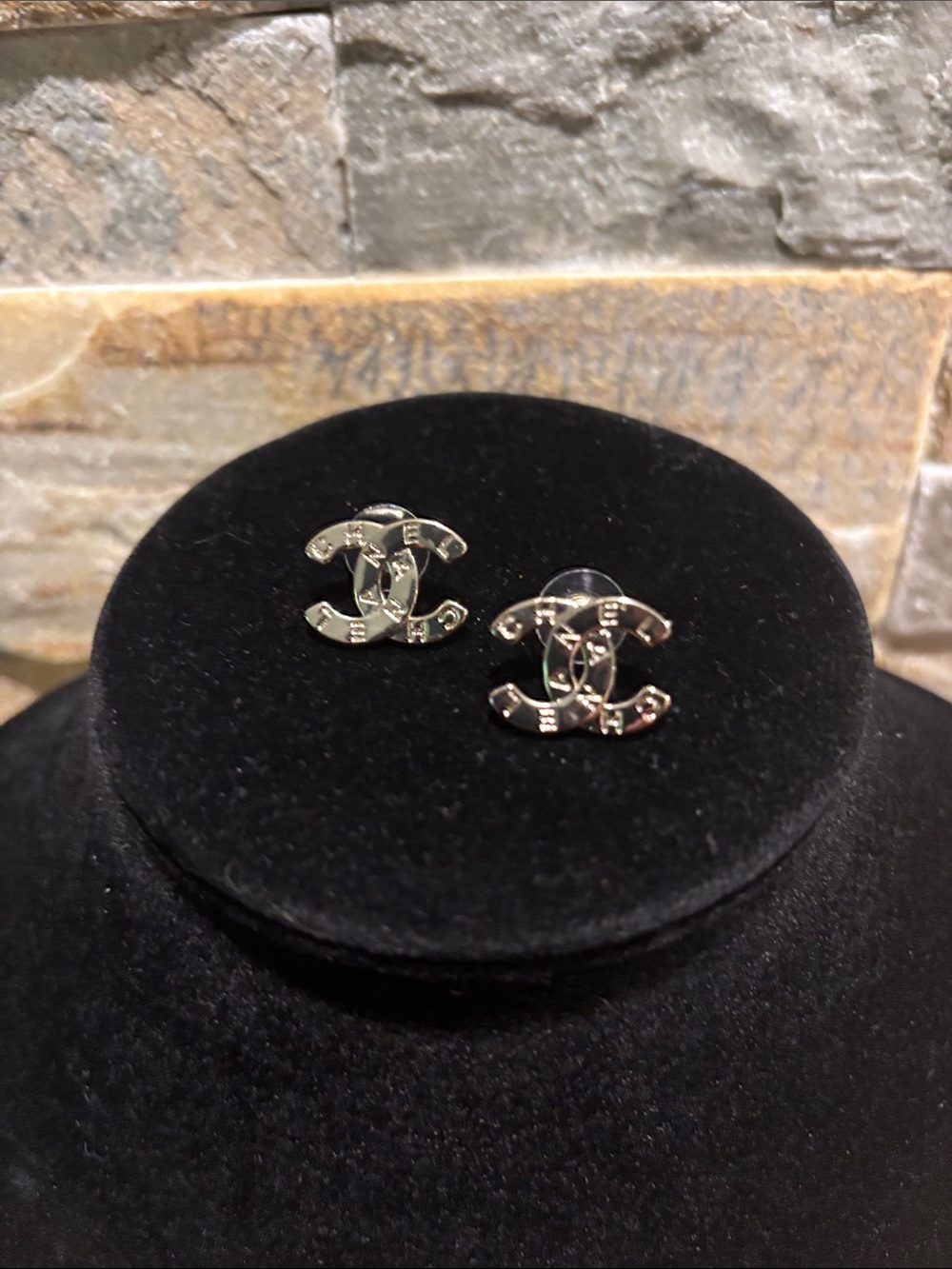 Gorgeous CC Logo Stud Earrings